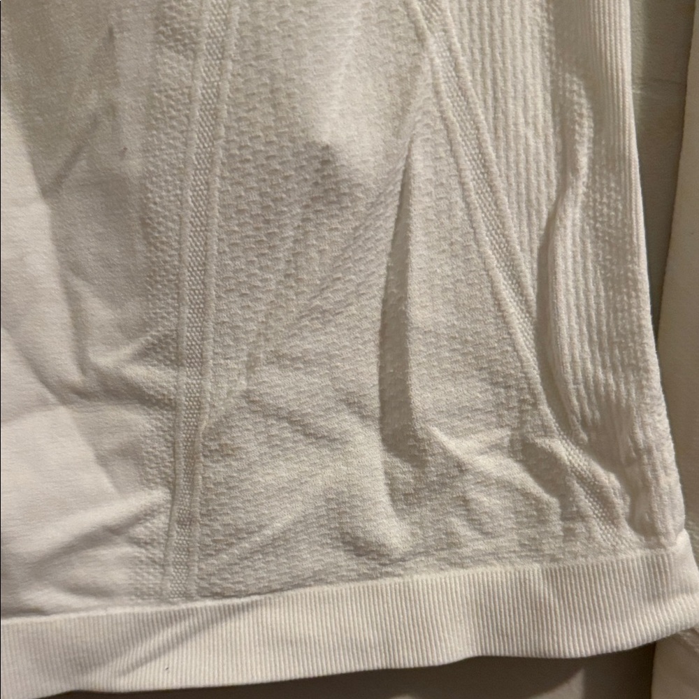 Athleta White Long Sleeve Running Top Small - Picture 4 of 9